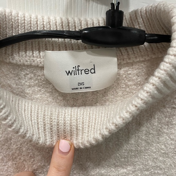 Wilfred cropped knit sweater - Picture 2 of 2